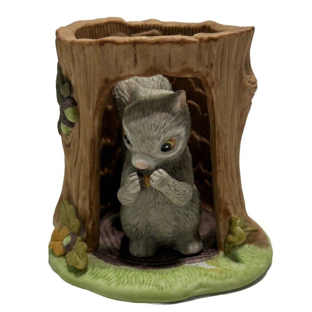 Franklin Mint Woodland Surprises Figure Squirrel Jacqueline B Smith 1984